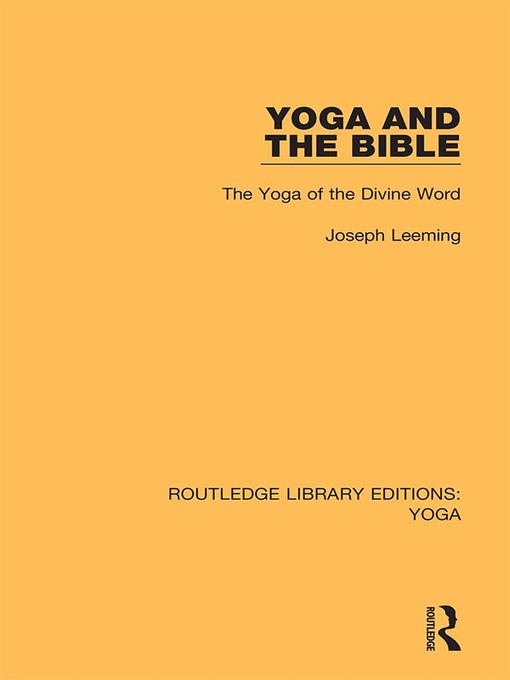 Upplýsingar um Yoga and the Bible eftir Joseph Leeming - Biðlisti